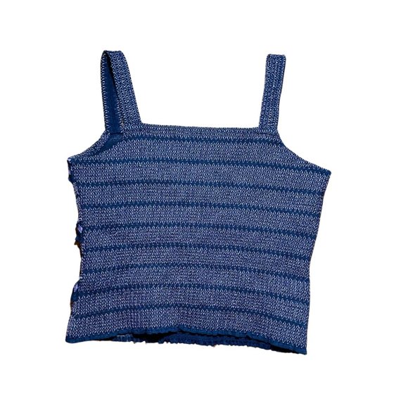 NWT Anthropologie smocked embroidered tank top - Picture 4 of 6